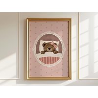 Schlafender Bär Kunstdruck Aquarell Schlafender Bär Kunstdruck Aquarell von HarelisoShop