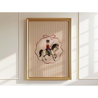Spielzeugsoldat Kunstdruck Vintage Pferde Illustration Spielzeugsoldat Kunstdruck Vintage Pferde Illustration von HarelisoShop