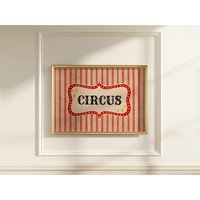 Zirkus Bild Kunstdruck Dekor Zirkus Bild Kunstdruck Dekor von HarelisoShop