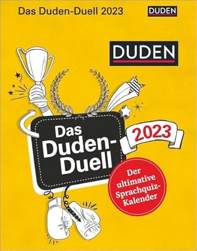 Das Duden-Duell Tagesabreißkalender 2023. Jeden Tag eine knifflige Frage zu Rechtschreibung, Grammatik etc. Der perfekte Kalender für alle ... wollen.: Der ultimative Sprachquiz-Kalender von Harenberg