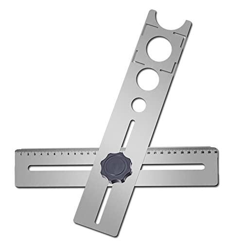 Harewtwy 1 Set Multifunktionaler Fliesenöffnungs-Locator Open Hole Positioner Punching Measurement Tool Harewtwy 1 Set Multifunktionaler Fliesenöffnungs-Locator Open Hole Positioner Punching Measurement Tool von Harewtwy