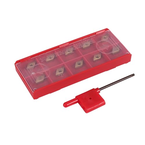 Harewtwy 10 StüCke DCMT070204 YBC251 Klingen Gold Hartmetall EinsäTze CNC Drehmaschine Cutter für Drehwerkzeug Bohrer Stange Harewtwy 10 StüCke DCMT070204 YBC251 Klingen Gold Hartmetall EinsäTze CNC Drehmaschine Cutter für Drehwerkzeug Bohrer Stange von Harewtwy