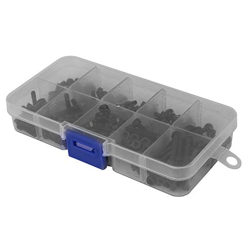 Harewtwy 280 Stücke Stahl Schraube Set M3 Sechs Kant Schraube Mutter Metrische Maschinen Schrauben Und Mutter Reparatur Werkzeug von Harewtwy