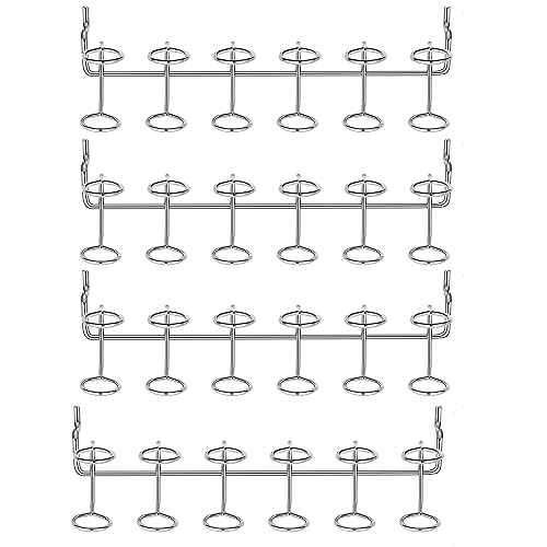 Harewtwy 4 StüCk Multi-Werkzeug Halter Schraubendreher Halter Multi-Ring Werkzeug Halter Werkzeug Organizer Regale Pegboard ZubehöR von Harewtwy