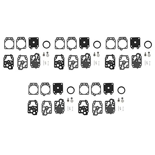 Harewtwy 5 Sets Vergaser Reparatur Umbau Dichtung Nadel Kit für K20-WYJ Trimmer Harewtwy 5 Sets Vergaser Reparatur Umbau Dichtung Nadel Kit für K20-WYJ Trimmer von Harewtwy