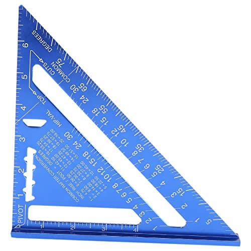 Harewtwy 90 Grad Dreieckiges Lineal Legierung Aus Aluminium Legierung für Schreiner Werkstatt 7 Quadrat Layout Werkzeug von Harewtwy