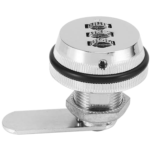 Harewtwy Legierung Code Kombination Vorreiber ohne Schluessel Pfosten Post Box Kabinett RV 3 Zifferblatt silber Harewtwy Legierung Code Kombination Vorreiber ohne Schluessel Pfosten Post Box Kabinett RV 3 Zifferblatt silber von Harewtwy