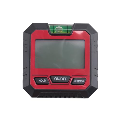 Harewtwy PräZision Digital Neigungsmesser Elektronen Goniometer Magnet Fuß Digitaler Messer Sucher Fase Box -Rot Harewtwy PräZision Digital Neigungsmesser Elektronen Goniometer Magnet Fuß Digitaler Messer Sucher Fase Box -Rot von Harewtwy