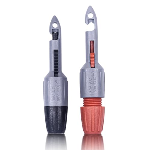 Harewtwy TP81 Isolations-Piercing-Clip-Set, Bananenstecker-Anschlüsse, Wire Piercing Probe Isolations-Piercing-Clip-Set 4mm Harewtwy TP81 Isolations-Piercing-Clip-Set, Bananenstecker-Anschlüsse, Wire Piercing Probe Isolations-Piercing-Clip-Set 4mm von Harewtwy