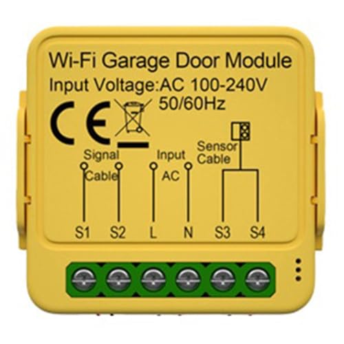 Harewtwy Tuya Garagentoröffner-Steuermodul Fernbedienungsschalter Smart Life App Funktioniert mit Home Assistant Wifi Harewtwy Tuya Garagentoröffner-Steuermodul Fernbedienungsschalter Smart Life App Funktioniert mit Home Assistant Wifi von Harewtwy