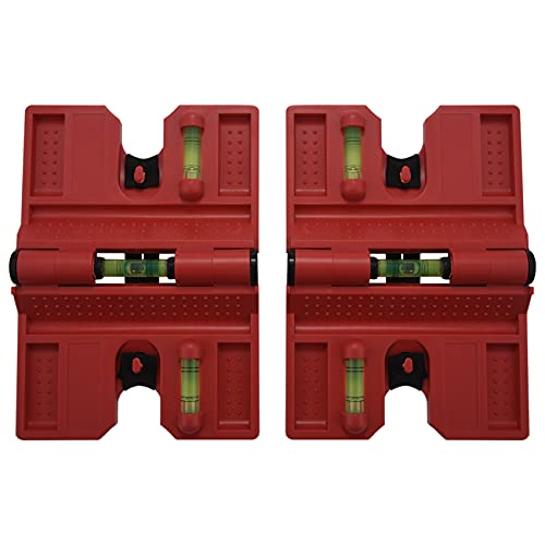 Harewtwy Wasserwaage, Magnetische Werkzeughalterungen für die Aufbewahrung Zur Aufbewahrung, Luftkontrollstufe ÜBerprüfen (Pack Von 2) von Harewtwy