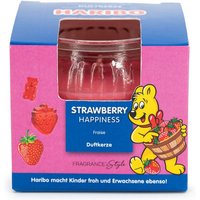 Haribo™ Duftkerze 85g, HxD: 6,5 x 8 cm, Kerze im Glas, Paraffinwachs, Geschenkidee, im Geschenkkarton, rot von Haribo