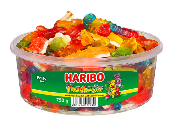 Haribo Fruchtgummi Phantasia 750g  Dose 750 g von Haribo