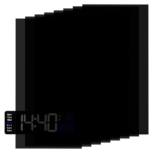 Hariendny 8 Blätter LED Licht Dimmer Folie Selbstklebend LED Abdeckung dimmen 50%~80% Lichtdimmer Aufkleber Abdunklungsfolie für Lichtwecker Router Fernseher Elektronikgeräte von Hariendny
