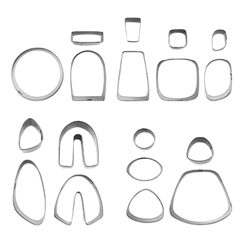 Harilla 18x Polymer Clay/Mini DIY Handmade Metal Cutting Shapes Cutter/für Ohrringe, Schmuck, BlattBlattgemüse / Harilla 18x Polymer Clay/Mini DIY Handmade Metal Cutting Shapes Cutter/für Ohrringe, Schmuck, BlattBlattgemüse / von Harilla
