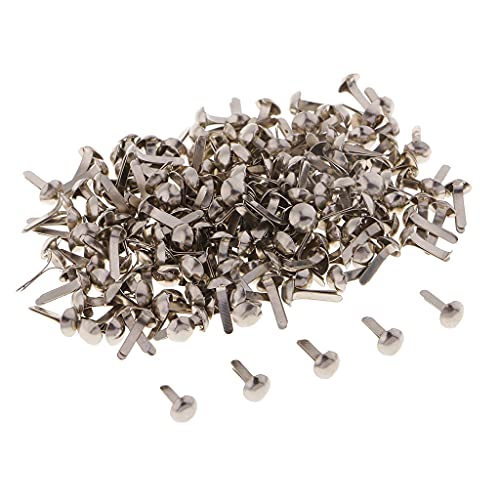 Harilla 200 aus aus 4,5 Mm Runde Splinte Brads für Scrapbooking Card Making DIY, Silber, 4,5 mm Harilla 200 aus aus 4,5 Mm Runde Splinte Brads für Scrapbooking Card Making DIY, Silber, 4,5 mm von Harilla