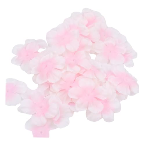 Harilla 500 x Blütenblätter, Blumenkopf, künstliche Kirschblütenblätter, Kirschblütenblätter, Zuhause, Hochzeit, Dekoration für Kleidung, Party, Weiß und Rosa von Harilla