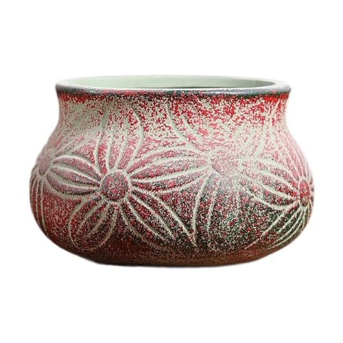 Harilla Blumentopf Blumentopf Container Rustikale Dekoration Boho Handwerk Pflanzer Vase für Blumenbeet Schreibtisch Gewächshaus Hinterhof Terrasse Harilla Blumentopf Blumentopf Container Rustikale Dekoration Boho Handwerk Pflanzer Vase für Blumenbeet Schreibtisch Gewächshaus Hinterhof Terrasse von Harilla