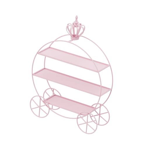 Harilla Cupcake-Ständer, Dessert-Turm, dekoratives abgestuftes Serviertablett, Cupcake-Stufenturm für Hochzeitsfeiern, Heimdekoration, ROSA von Harilla