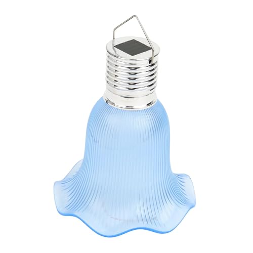 Harilla Dekorative Solar-Hängelampe, Laterne, Camping-Laterne für Gärten und Höfe, tragbare Mehrzweck-Ballettrock-Form, 10,9 x 14 cm, Blauer Farbton von Harilla