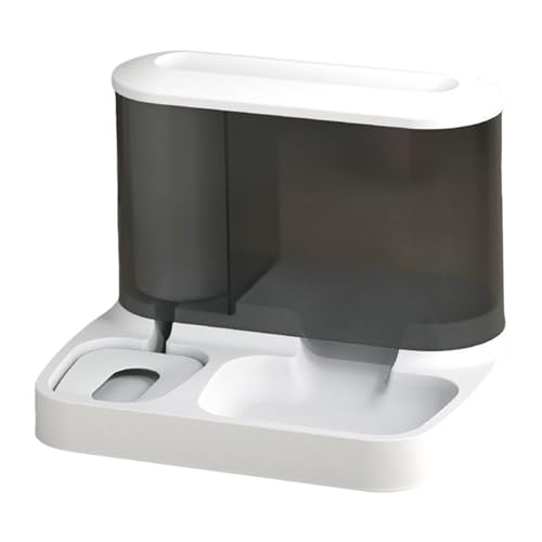 Harilla Futter Und Wasserspender für Haustiere, Automatischer Futterspender für Haustiere, Glatte Kanten, Katzenfutternapf, Futter Und Wasserspender für Kle, Weiß Harilla Futter Und Wasserspender für Haustiere, Automatischer Futterspender für Haustiere, Glatte Kanten, Katzenfutternapf, Futter Und Wasserspender für Kle, Weiß von Harilla