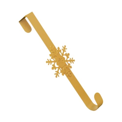 Harilla Kranzaufhänger Metall Türhaken Haken Türkranzhalter Dekorativer Aufhänger aus Eisen Stabil für Haustür Wohnung Büro, Gold Harilla Kranzaufhänger Metall Türhaken Haken Türkranzhalter Dekorativer Aufhänger aus Eisen Stabil für Haustür Wohnung Büro, Gold von Harilla