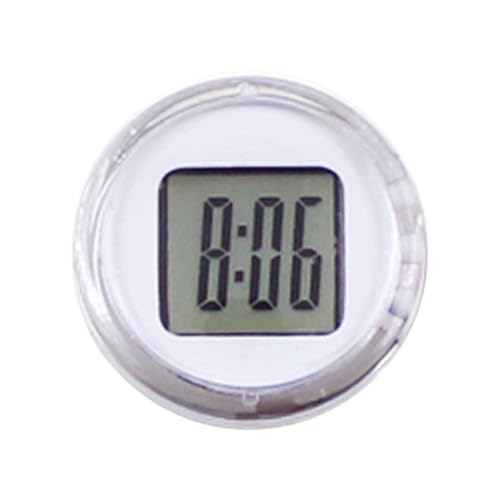 Harilla Motorrad Lenkerhalterung Uhr Auto Mini Elektronische Uhr Kompakte Fahrzeug Armaturenbrett Digitale Uhren Roller Armaturenbrett, Weiß Harilla Motorrad Lenkerhalterung Uhr Auto Mini Elektronische Uhr Kompakte Fahrzeug Armaturenbrett Digitale Uhren Roller Armaturenbrett, Weiß von Harilla