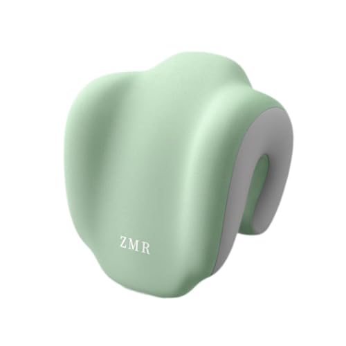 Harilla Memory Foam Nackenkissen für Bürostühle, Nackenstützkissen, ergonomisches Nackenkissen, stützendes Kissen zur Nackenentspannung, Kopfstützkissen für Schreibtischstühle, Drehstuhl, Grün von Harilla