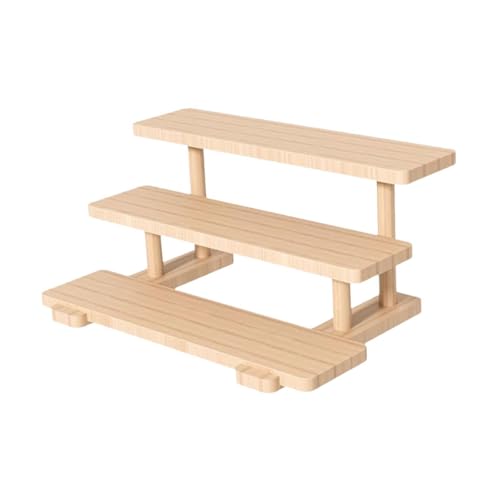 Harilla Regal-Organizer aus Holz, Schreibtisch-Aufbewahrungsregal, mehrschichtiges Schmuckregal, für das Wohnzimmer, 3 Schichten Harilla Regal-Organizer aus Holz, Schreibtisch-Aufbewahrungsregal, mehrschichtiges Schmuckregal, für das Wohnzimmer, 3 Schichten von Harilla