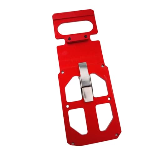 Harilla Schienensägenwinkel mit Kantenunterstützung, Schnellwinkelanschlag, stabile Hochleistungs-Kreissägenführungsschiene, rechtwinklig, für, Rot von Harilla