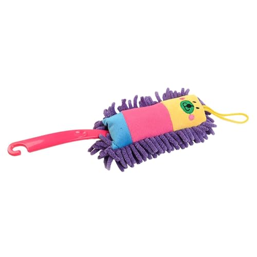 Harilla Staubwedel aus Mikrofaser, waschbar, niedlich, bequemer Griff, Mehrzweck-Staubwedel für Kinder, Spielzeug-Handstaubwedel für Fenstermöbel, Violett von Harilla