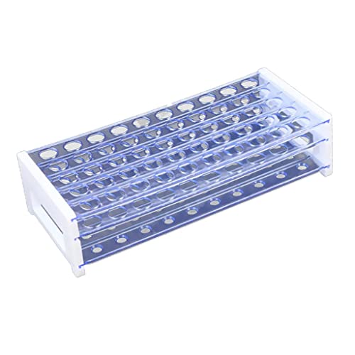 Harilla Verschiedene Rack Reagenzglasständer 3, Klar, 18 mm, 40 Löcher Harilla Verschiedene Rack Reagenzglasständer 3, Klar, 18 mm, 40 Löcher von Harilla