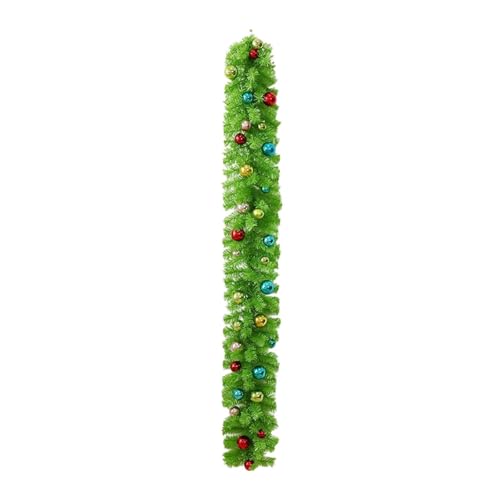 Harilla Weihnachtsgirlande mit Kugelornament, hängende Dekoration, Weihnachtsgrüngirlande für Tür, Outdoor-Tisch, zum Aufhängen, Neujahr Harilla Weihnachtsgirlande mit Kugelornament, hängende Dekoration, Weihnachtsgrüngirlande für Tür, Outdoor-Tisch, zum Aufhängen, Neujahr von Harilla