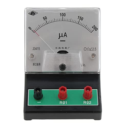 Harilla Labor Amperemeter DC Strommesser, 0 200 Mikroampere, 2,5 Auflösung, Kann in Amperemeter, Voltmeter Oder Multimeter Umgewandelt Werden von Harilla