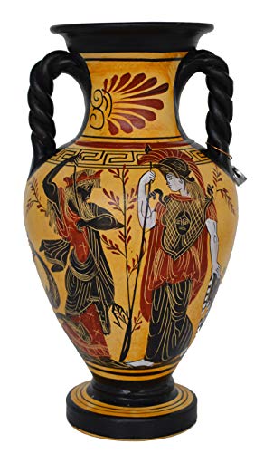 Talos Artifacts Göttin Athena und Poseidon - God Hermes The Bote of Gods Amphore Vase von Harilla