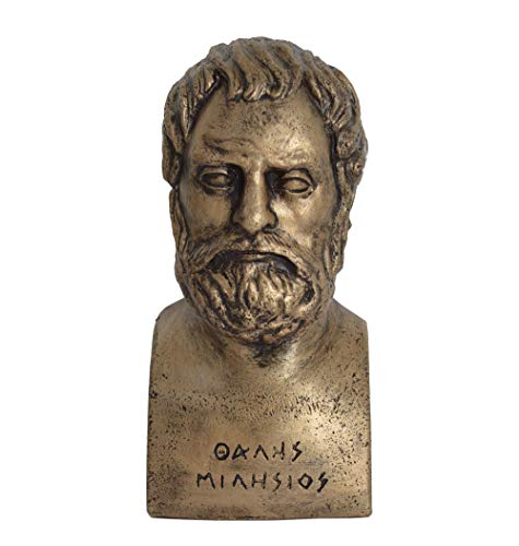 Thales of Miletus Büste Statue – Der erste Philosoph – Sieben Salben der Antike von Harilla