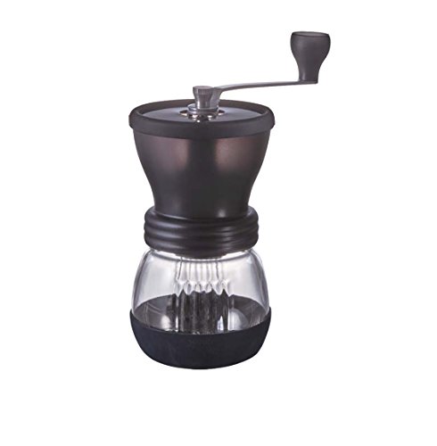 HARIO MSCS-2DTB Skerton Plus Ceramic Kaffeemühle, glas, Black von HARIO