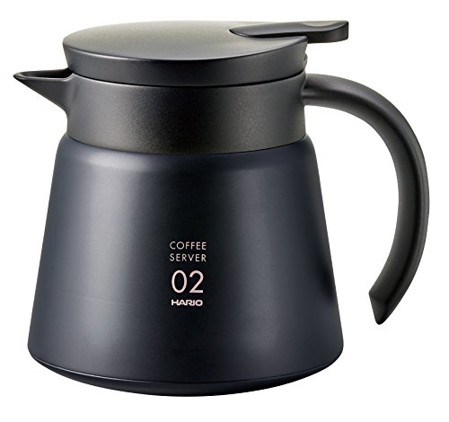 Hario V60 Insulated Stainless Server 600 ml | Thermoskanne | Schwarz | VHS-60B von HARIO