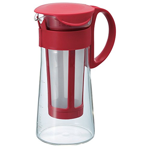 Hario Water Brew Coffee Pot, 600ml, Red by Hario, Rot von HARIO