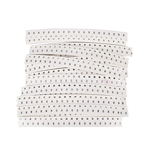 Harissess 500 Stück 25 Werte 20 Jeder 0603 SMD Widerstands-Kit 3.9pF-22uF Chip Keramik Kondensator Elektronisches DIY Kit (500 Stück 25 Werte 0603) von Harissess