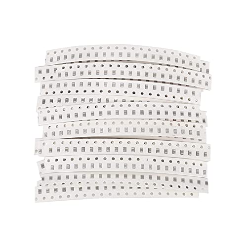 Harissess 620 Stück 31 Werte 20 Jeder 0805 SMD Widerstands-Kit 1pF-1uF Chip Keramik Kondensator Elektronisches DIY Kit (620 Stück 31 Werte 0805) von Harissess