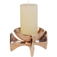 Kerzenständer Aus Bronze Für Stumpenkerze, Harjes Art.-Nr. 2516 von HarjesMetallkunst