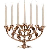 Menora, Kerzenständer 7-Flammig Aus Bronze Für Stabkerzen, Harjes Art.-Nr. 2582 von HarjesMetallkunst