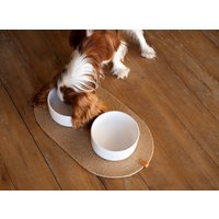 Juteseil Fressnapf-Matte Natürliche Futter - Und Wasserplatzierung Für Hunde von HarleyandCho