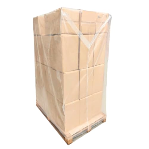 Harmadon Wärmeschrumpfen Abdeckung für Europalette - Abdeckhaube Wasserdicht und einfach - Palettenhaube 25 Stück - Schutzhülle Paletten und Gitterbox 120x80x160cm Harmadon Wärmeschrumpfen Abdeckung für Europalette - Abdeckhaube Wasserdicht und einfach - Palettenhaube 25 Stück - Schutzhülle Paletten und Gitterbox 120x80x160cm von Harmadon
