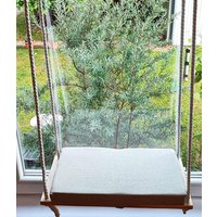 Katzen-Fenster-Hängeliege-Set Mit Auflage/Kissen, Katzenhängematte, Katzenfensterbett, Liegeplatz Fürkatze, Katzenbett, Katzen-Fensterregal von Harmonischeszuhause