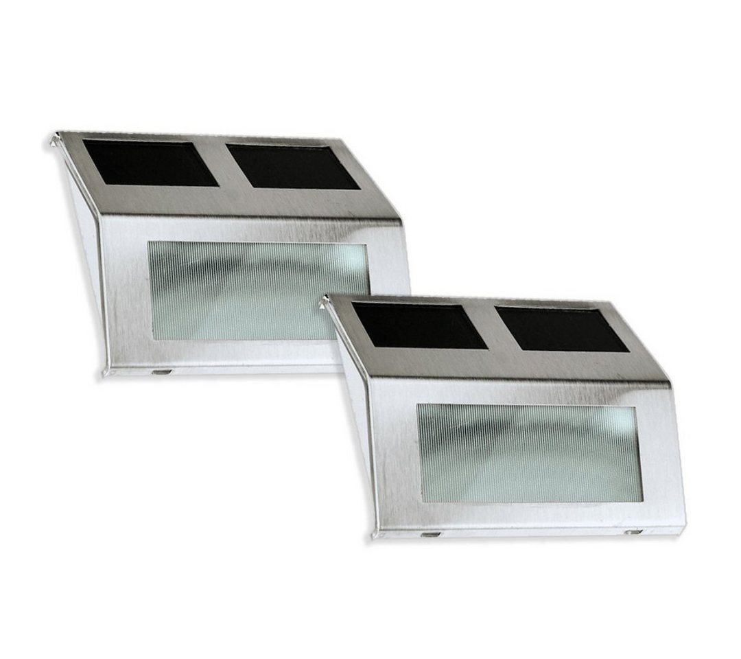 Harms Import Außen-Wandleuchte Treppenlicht 2er Set mit 2 weißen LED Harms Import Außen-Wandleuchte Treppenlicht 2er Set mit 2 weißen LED von Harms Import
