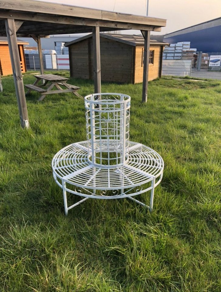 Harms Import Baumbank Garden Pleasure Metall Baumbank Bank Gartenbank Sitzbank Gartendeko von Harms Import