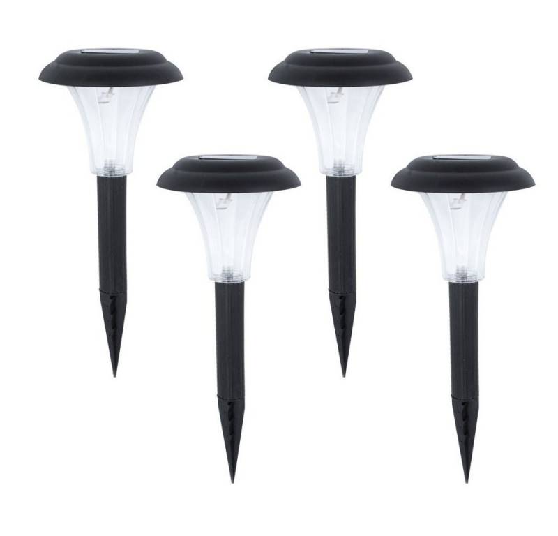 Harms Import LED Gartenleuchte, LED-Leuchtmittel fest verbaut, Solarleuchten Außen Stecklampen Solar Garten Deko Solarlampe von Harms Import