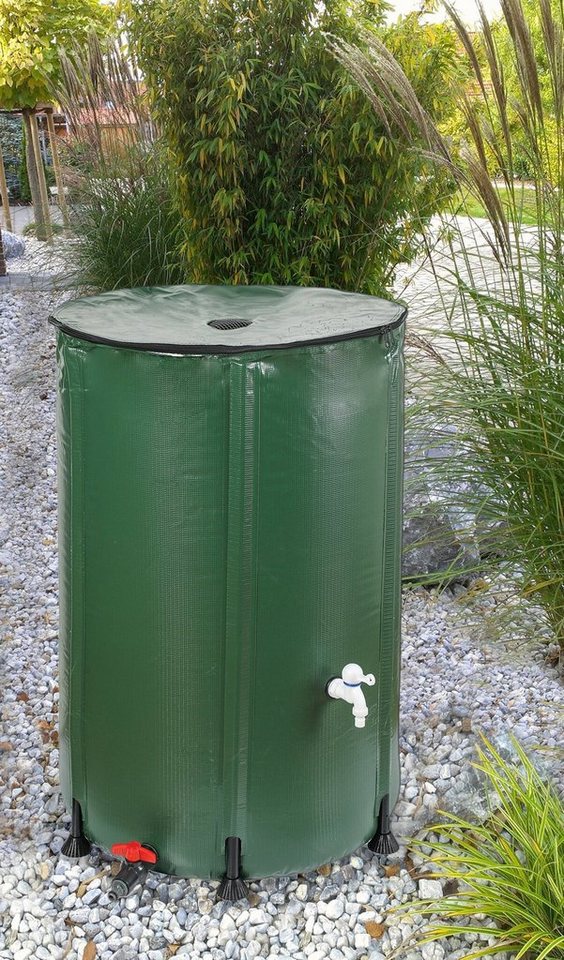 Harms Import Regentonne Faltbarer PVC-Wassertank 250 Liter / Regenwasserfass, 250 l von Harms Import
